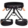 Ham Alpinism Mammut Ophir 4 Slide, Black-Safety Orange, XS-M, Catarame Ajustabile, Confortabil, 4 Bucle Echipament, Indicator Uzura