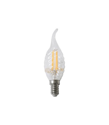 Bec E14 cu filament LED 4W 2700K spirala V-TAC foto