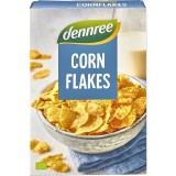 Fulgi de Porumb Bio Dennree 375g - Crocanti, Sanatosi, Fara Aditivi, Ideali pentru Micul Dejun