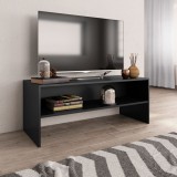 Cumpara ieftin Dulap TV, negru, 100x40x40 cm, lemn prelucrat