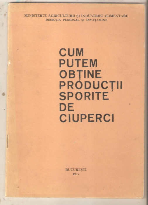 Cum putem obtine productii sporite de ciuperci