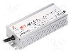 Alimentator pentru LED, 24V DC, 2,5A, 60W, MEAN WELL - HLG-60H-24
