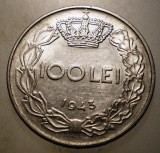 1.123 ROMANIA WWII MIHAI I 100 LEI 1943