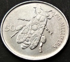 Moneda 50 STOTINOV - SLOVENIA, anul 1992 * cod 3850