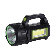 Lanterna LED 10W si COB Lateral, Panou Solar Integrat USB HELT95 foto