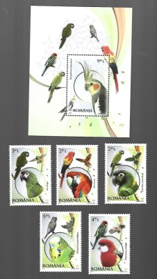 ROMANIA PASARI MNH foto