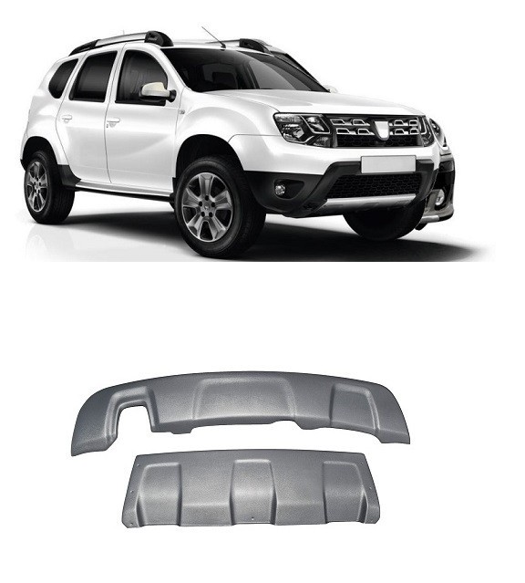 Scut protectie ornament compatibil Dacia Duster I (2010-2017) Argintiu texturat