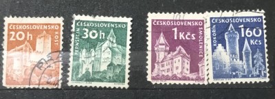 (CEHOSLOVACIA 1 ) Timbre serii Straine Uzuale foto