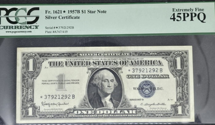 1 Dollar Silver Certificate USA