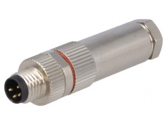 Conector M8 4-PIN cu Cablu IP67 30V 3A