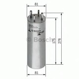 Filtru combustibil VW MULTIVAN V (7HM, 7HN, 7HF, 7EF, 7EM, 7EN) (2003 - 2015) BOSCH 0 450 906 467