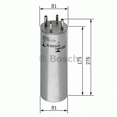 Filtru combustibil VW MULTIVAN V (7HM, 7HN, 7HF, 7EF, 7EM, 7EN) (2003 - 2015) BOSCH 0 450 906 467
