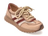 Cumpara ieftin Pantofi sport FLAVIA PASSINI bej, WM05, din material textil si piele naturala