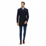 Palton barbati smart bleumarin B167