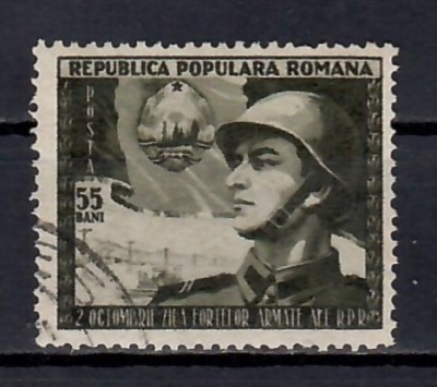 Romania 1953, LP.353 - Ziua Armatei, Stampilat foto
