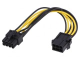 Cablu Alimentare PCIe 6pin-8pin 0.2m