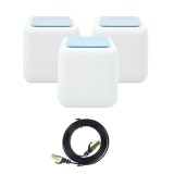 Pachet sistem Mesh Wi-Fi PNI GB1200 Gigabit si 1bc Cablu de retea plat S/STP CAT7 PNI U7015B 1.5m