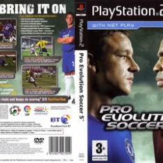 Joc PS2 PES 5 Pro Evolution Soccer 5 Platinum - PlayStation 2 colectie retro RAR