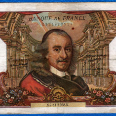 (4) BANCNOTA FRANTA - 100 FRANCS 1968 (07.11.1968), PORTRET PIERRE CORNEILLE