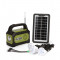 Kit solar portabil, 3 becuri, radio FM, lanterna, MP3, Bluetooth, USB, card SD, 4500mAh
