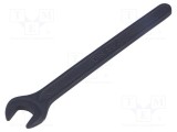 Cheie plată 8mm BAHCO, lungime totală 94mm, oxidată