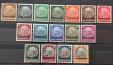 Lorena (Ocupația Germană &icirc;n Franța / Lothringen) 1940 - Serie Completă "Hindenburg" Supratipar "Lothringen / Deutsches Reich" (Michel 1-16) MNH-Bn1