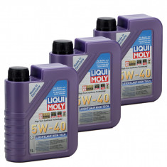 Set 3 Buc Ulei Motor Liqui Moly Leichtlauf High Tech 5W-40 1L 2327