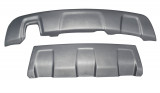 Scut protectie ornament compatibil Dacia Duster I 2010-2017 Argintiu texturat