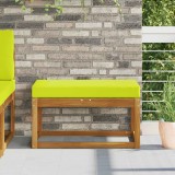 vidaXL Perna de Șezut pentru Exterior Verde 80 x 40 x 8 cm 900953