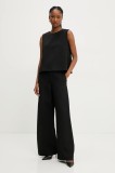 Answear Lab compleu femei, culoarea negru