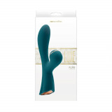 Vibrator Special Luxe Aura, Verde, 19.5 cm