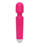 Vibrator Wand 20 Speeds Silicone Magenta