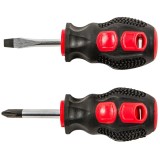 Set 2 surubelnite scurte TOP TOOLS, dreapta si cruce, maner ergonomic
