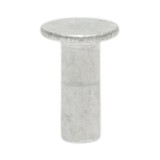 Nit din aluminiu gol 11x4 mm, diametru cap 8 mm, Breckner Germany