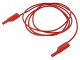 Cablu de măsurare Hirschmann 32A 4mm roșu cu soclu axial 934089101