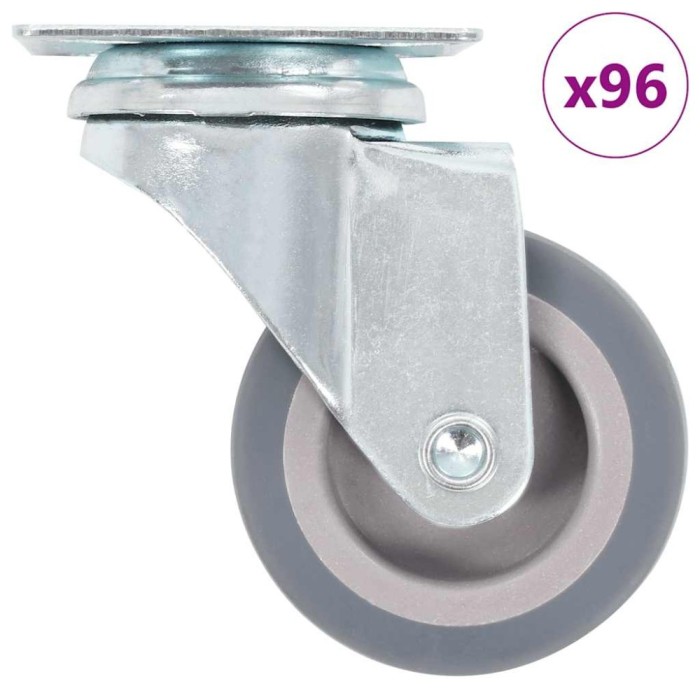 vidaXL Roți pivotante, 96 buc., 50 mm 277905