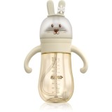 NENO Mio 6 m+ biberon pentru sugari Cream 300 ml