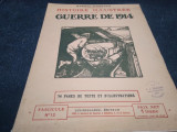 GABRIEL HANOTAUX - HISTOIRE ILLUSTREE DE LA GUERRE DE 1914 FASCICULE NO 12