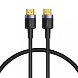 CABLU video Baseus Cafule, HDMI (T) la HDMI (T), rezolutie maxima 4K UHD (3840 x 2160) la 60 Hz, conectori auriti, 1m, negru &amp;quot;CADKLF-E01&amp;quot; (t