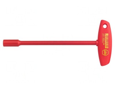 Cheie tubulară HEX 8mm oțel crom-vanadium 232mm foto