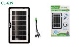 Panou solar portabil CcLamp CL-639 cu intrare USB pentru incarcare telefon