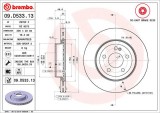 BREMBO 09.D533.13 PRIME LINE - Co-Cast Disc frana