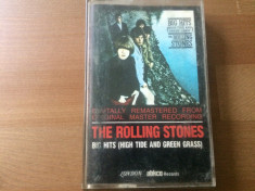 the rolling stones big hits high tide and green grass caseta audio muzica rock foto