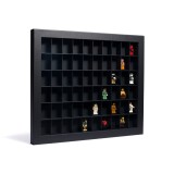 Vitrina pentru expunere figurine, surprize Kinder, negru