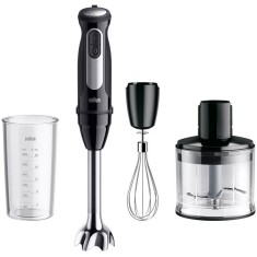 Mixer vertical MQ55236M, 1000 W, 25 trepte viteza, Functie Turbo, Tocator 500 ml, Pahar gradat 600 ml, Tel, Negru/Inox