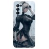 Husa compatibila cu Oppo Find X2 model Nier Automata, Silicon, TPU, Viceversa, Transparent, Carcasa
