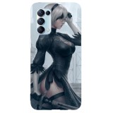 Husa compatibila cu Oppo A72 5G model Nier Automata, Silicon, TPU, Viceversa, Transparent, Carcasa