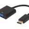 Adaptor DisplayPort 1.1a 0,15m Negru