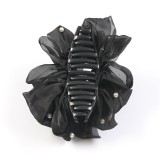 Cleste de par cu funda neagra si perle albe