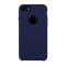 Husa Premium Liquid Silicon iPhone 7 / 8 Blue